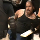 Sgt. James Brown checked into a Texas jail for a two-day stay on a DWI charge. This image from video footage shows jail guards extracting Brown from his cell after he refused to respond to a request and placing him in a restraining chair. He would die soon afterward.
KFOX14
